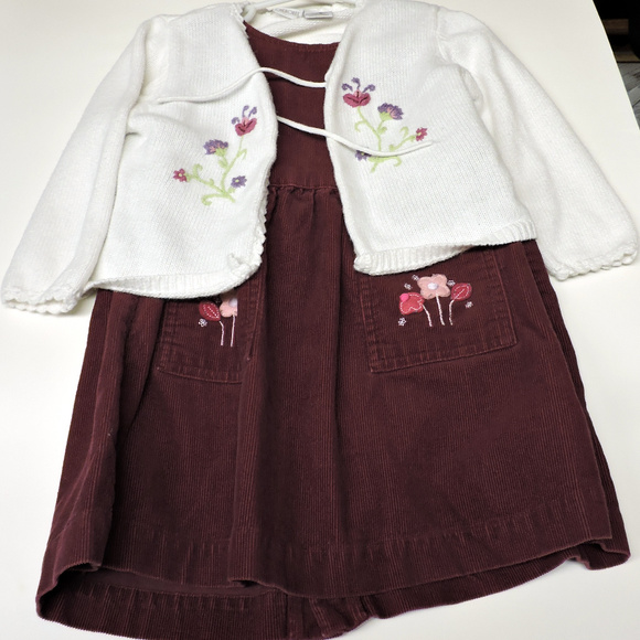 CHEROKEE Jumper and a Sweater sz 24 mo .. EUC - Picture 3 of 7